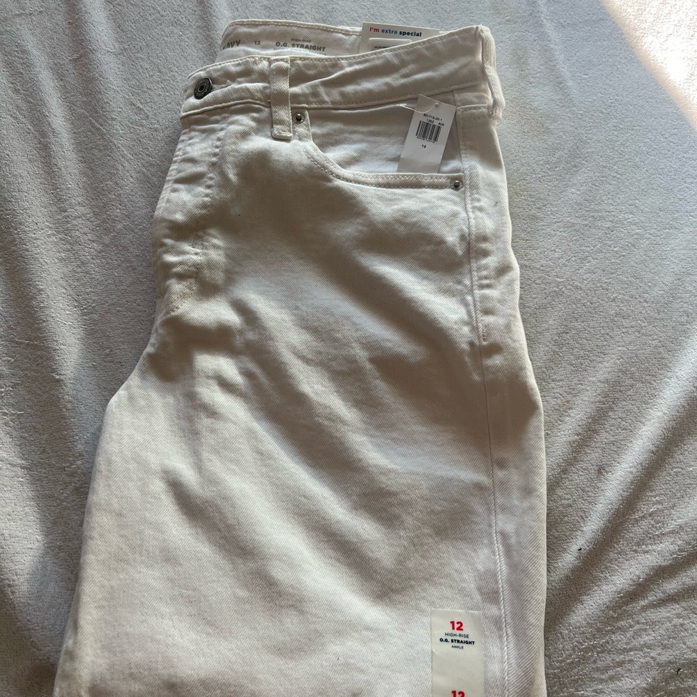 White High-Rise OG Straight Jean